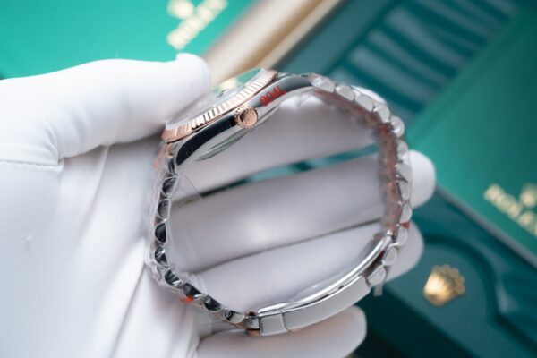 Rolex Datejust 126231 36mm bọc vàng mặt Motif - Hình ảnh 2
