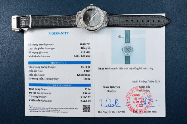 Hublot Classic Fusion 33mm full Moissanite - Hình ảnh 2