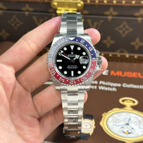 Đồng Hồ Rolex GMT-Master II “Pepsi” 126710BLRO V3 1:1 nhà máy VS