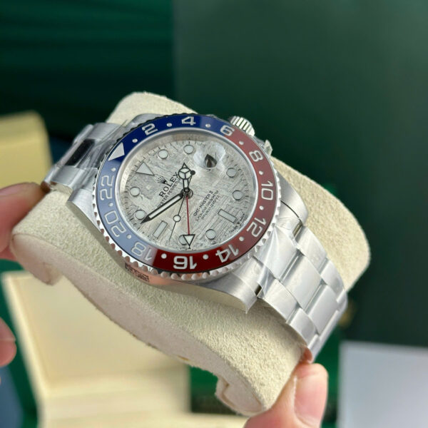 Đồng Hồ Rolex GMT Pepsi Thiên Thạch 126719BLRO 1:1