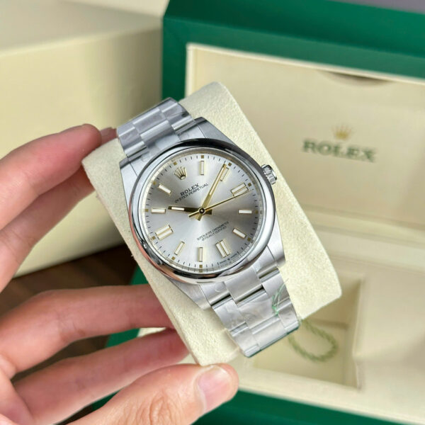 Đồng Hồ Oyster Perpetual Slive Dial 41mm 1:1
