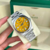 Đồng Hồ Rolex Oyster Perpetual Yellow Dial 1:1 41mm