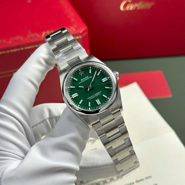 Đồng Hồ Rolex Oyster Perpetual Green Dial 36mm 1:1
